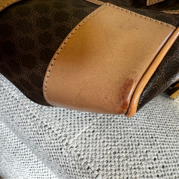 Authentic Vintage Celine Macadam Boston Bag - Picture 14 of 17